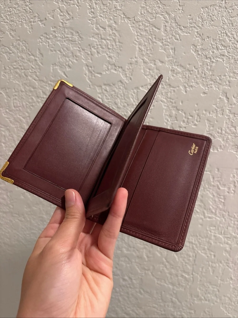 Cartier Leather Bifold Wallet